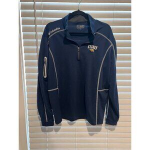Columbia Golf Oral Roberts Golden Eagles 1/4 Zip Pullover  - Size L